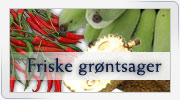 Friske grntsager fra Thailand